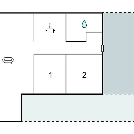 2 Bedroom Amazing In * Præstø